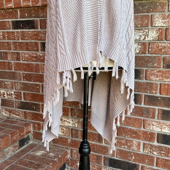 Matilda Jane Beige Cable Knit Waterfall Sweater Vest Cardigan Women's Size Small - Picture 3 of 8